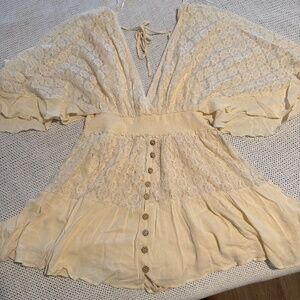 Cute boho style romper